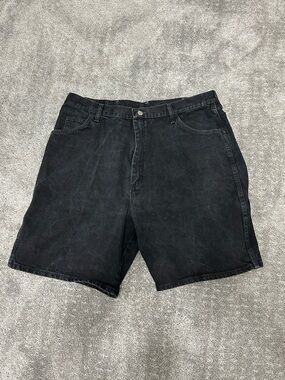 Wrangler Men's Black Denim Shorts